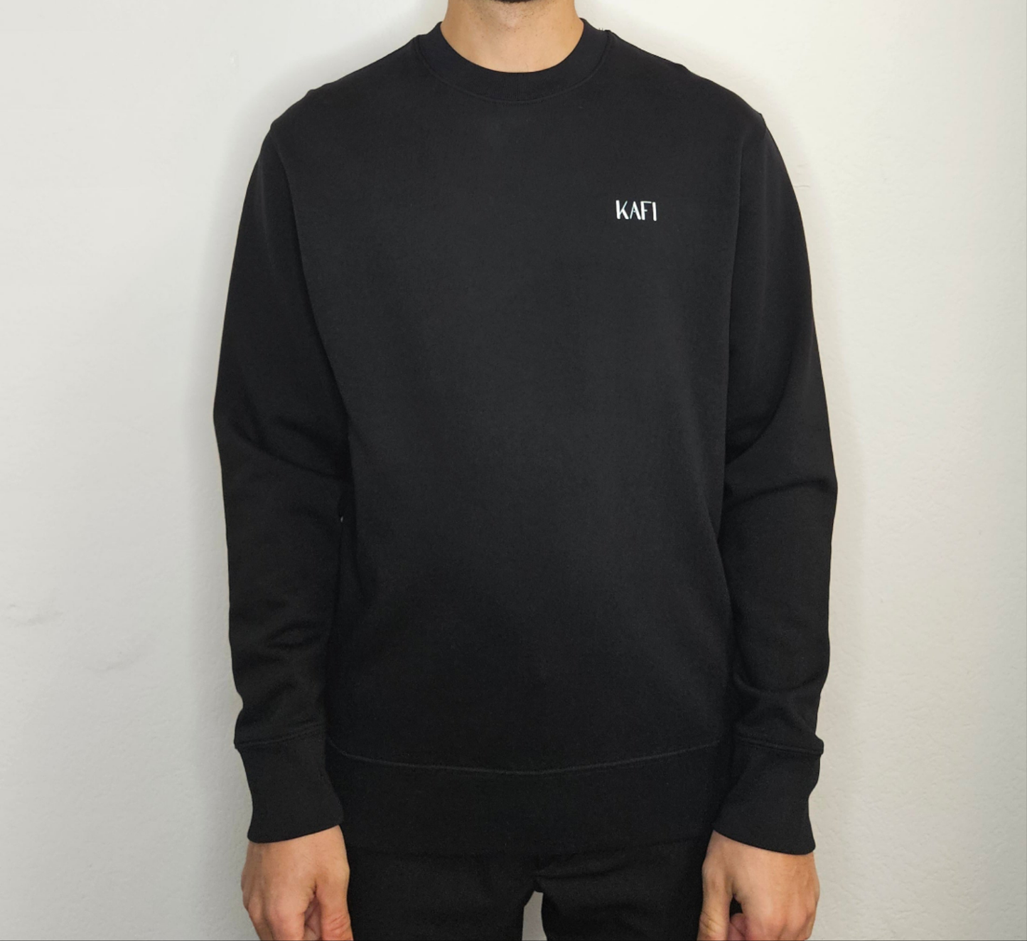 Sweat-shirt à col rond unisexe