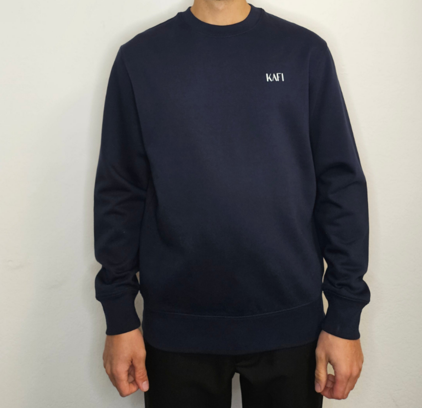 Sweat-shirt à col rond unisexe