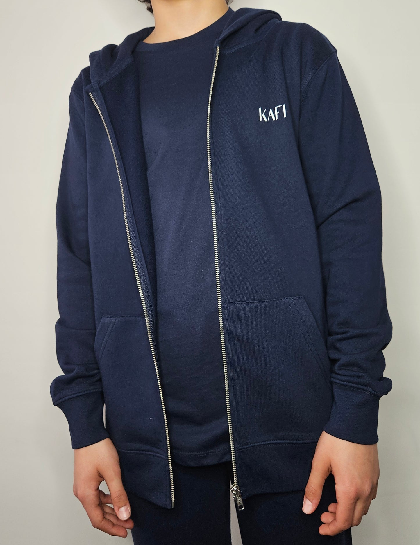 Sweat-shirt à capuche zippé enfant