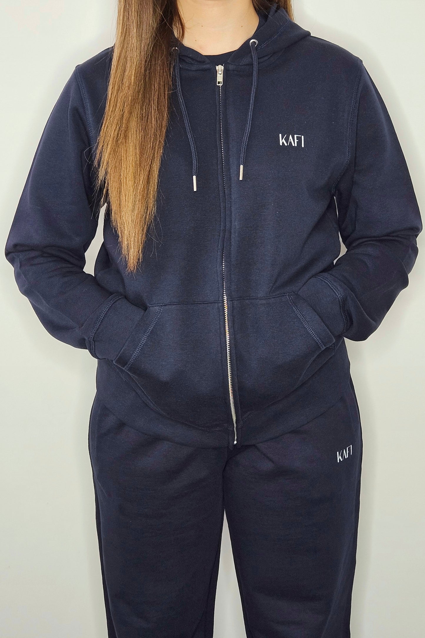 Sweat-shirt à capuche zippés unisexe