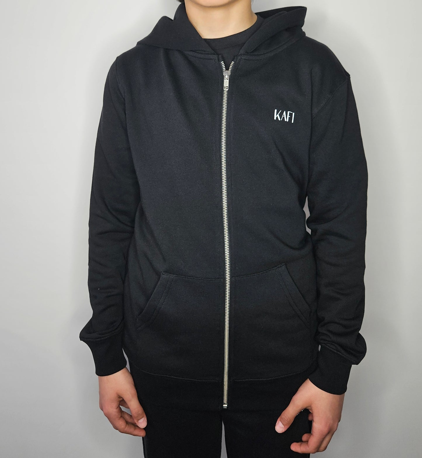 Sweat-shirt à capuche zippé enfant