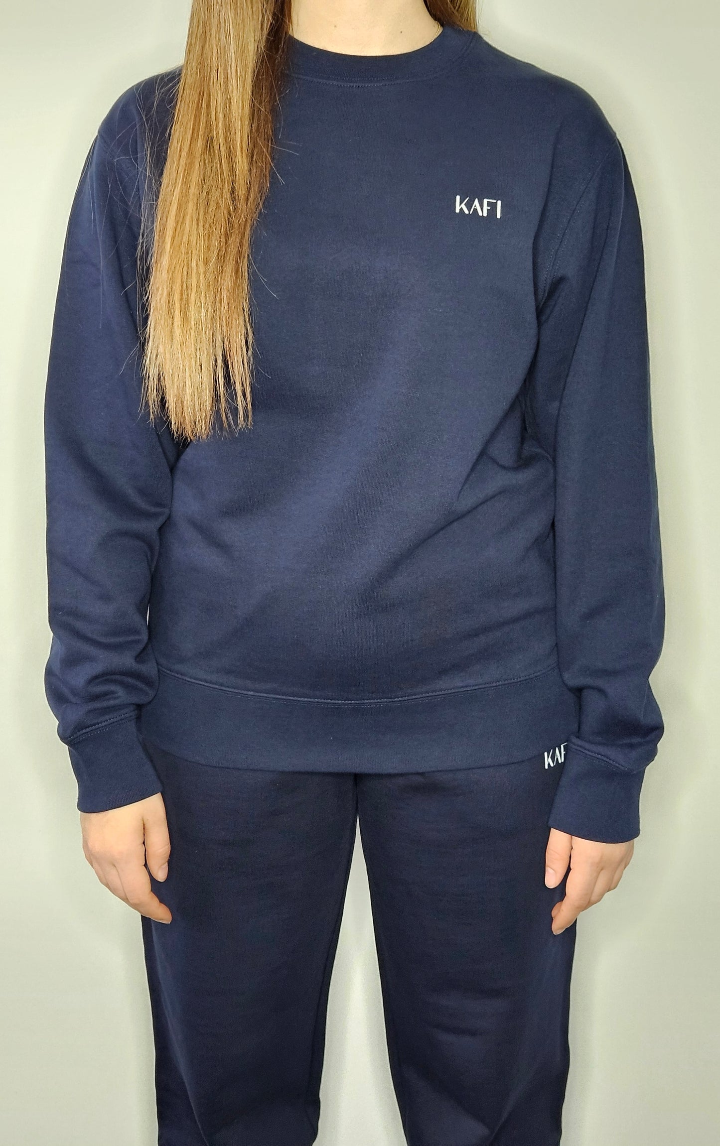 Sweat-shirt à col rond unisexe