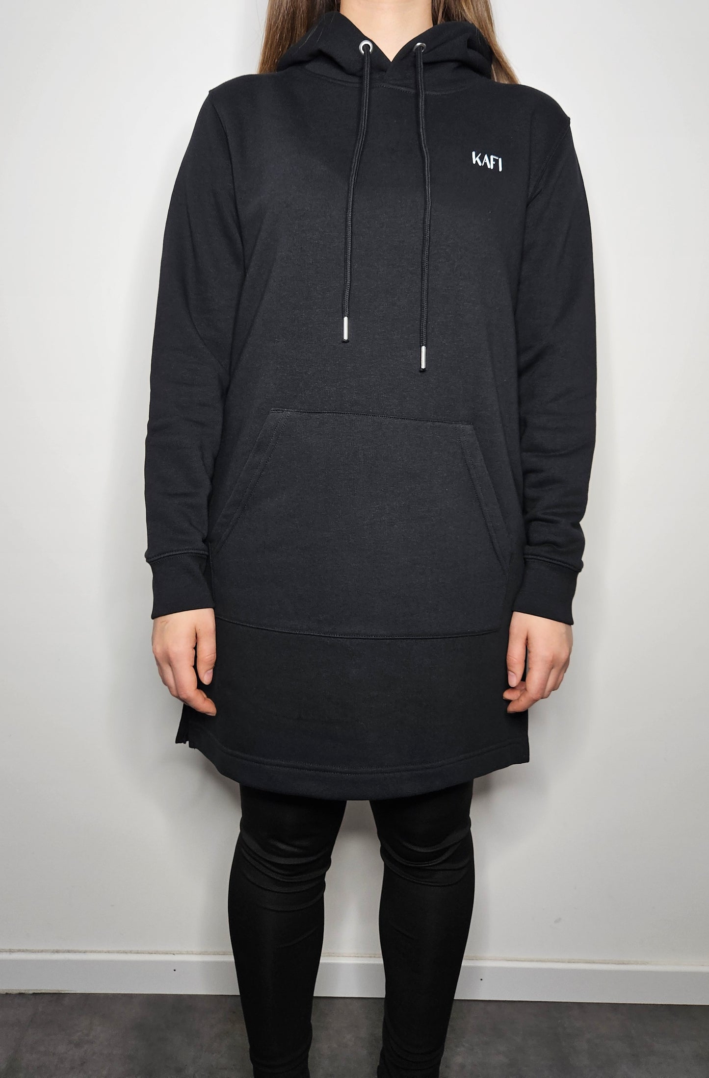 Robe sweat-shirt à capuche femme