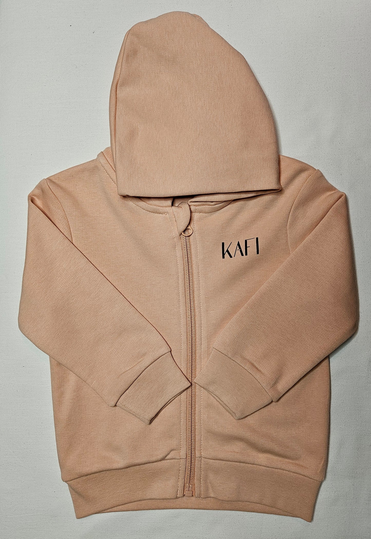 Sweat-shirt zippé à capuche bébé KAFI