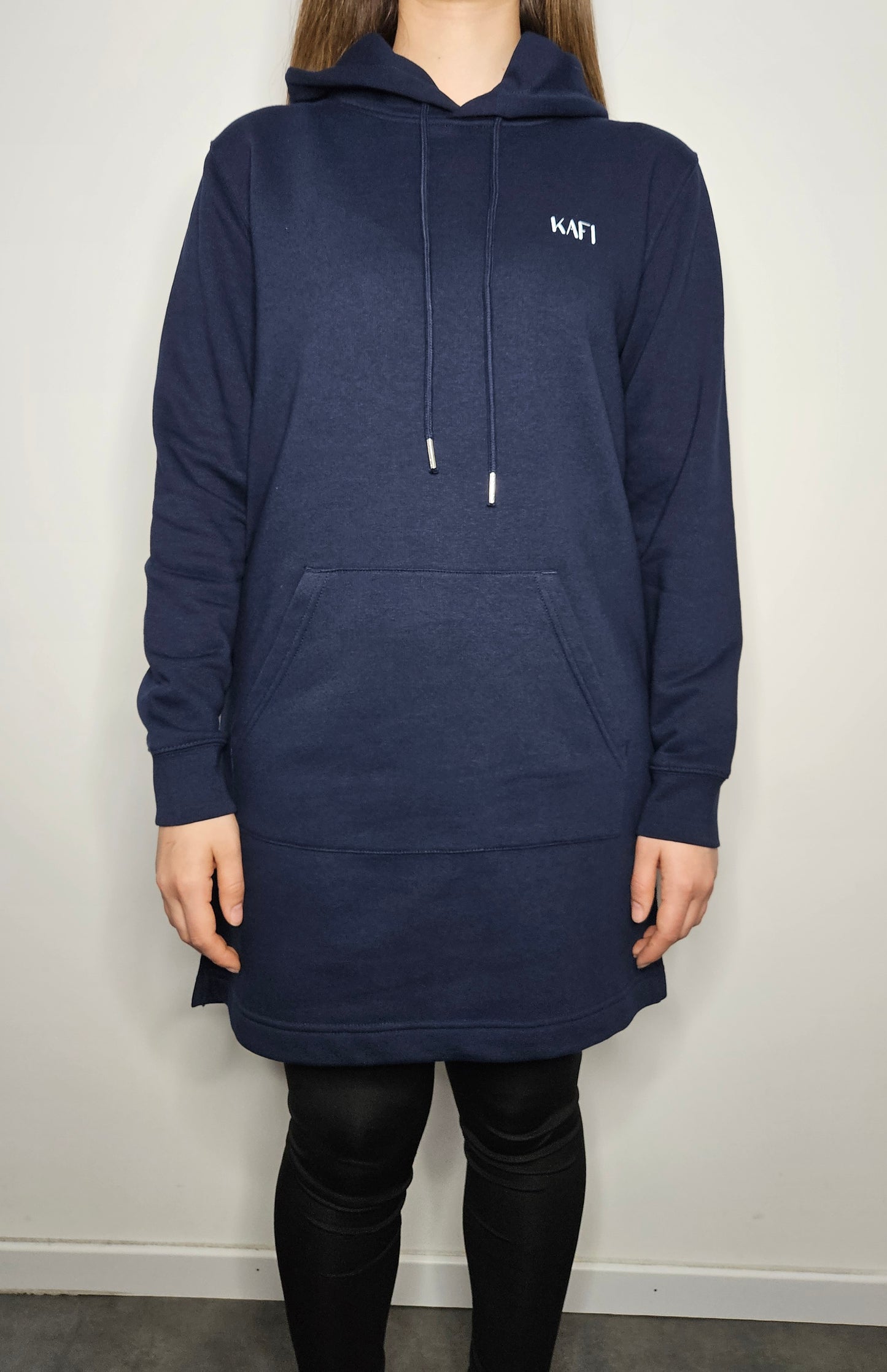 Robe sweat-shirt à capuche femme