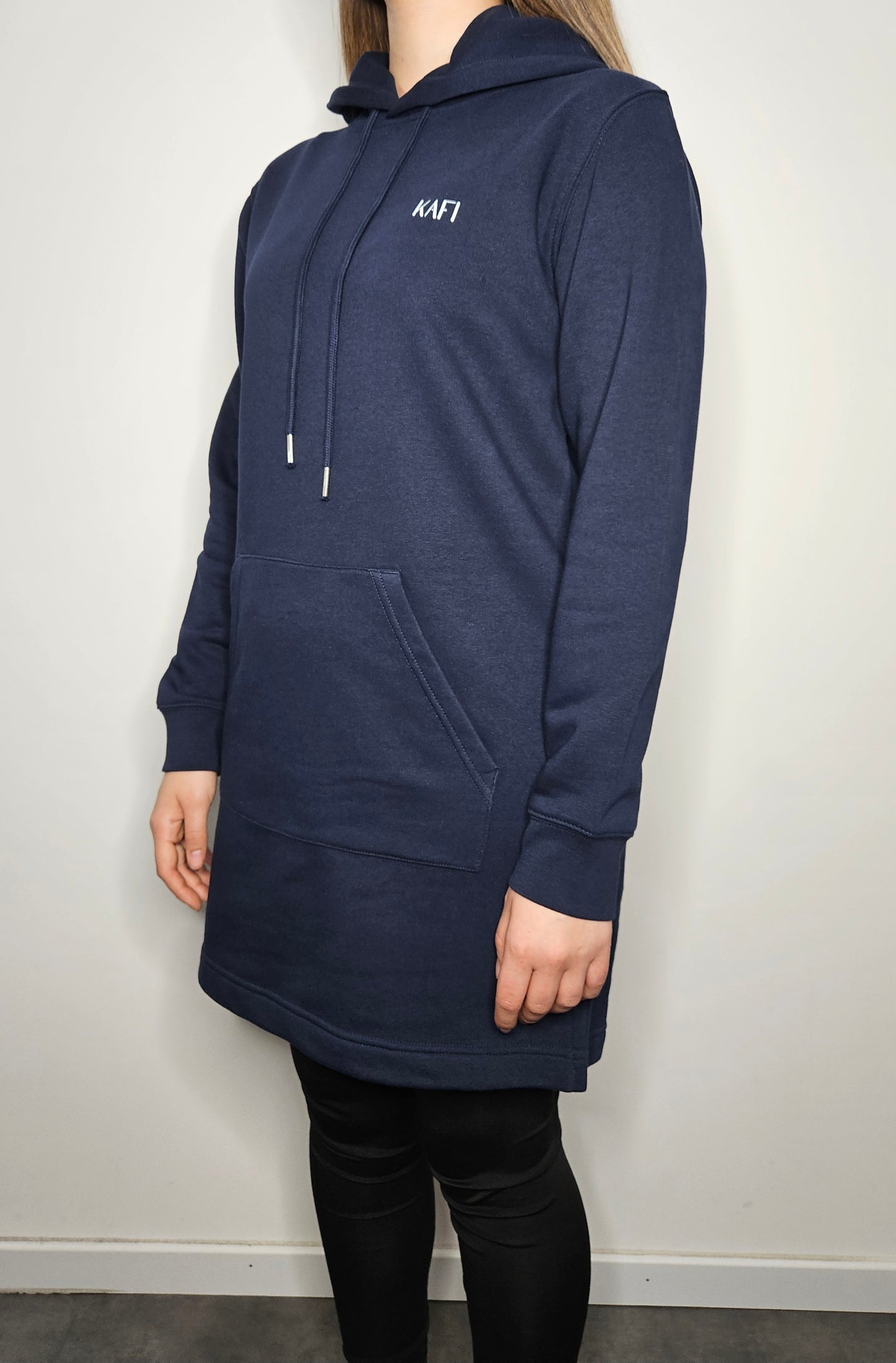 Robe sweat-shirt à capuche femme