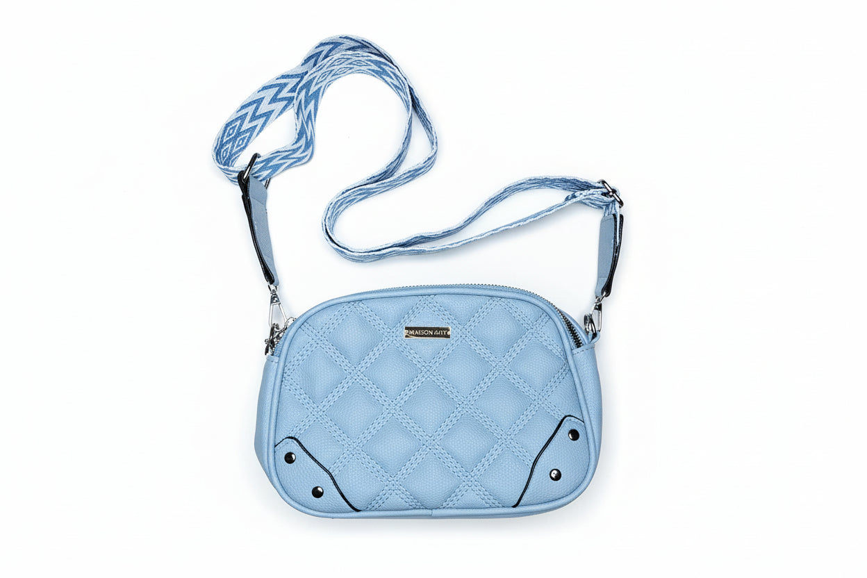 Sac bandoulières matelassé en cuir PU