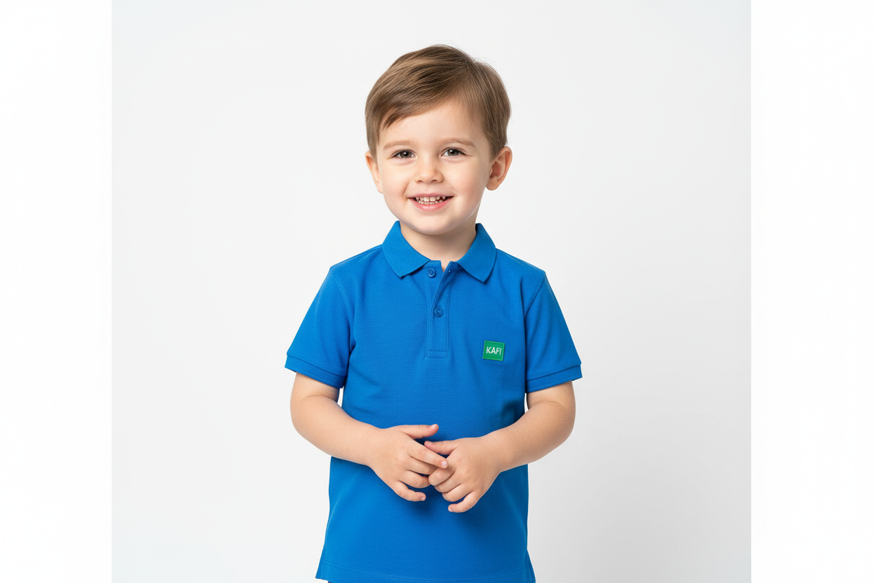 Polo enfant LOGO VERT
