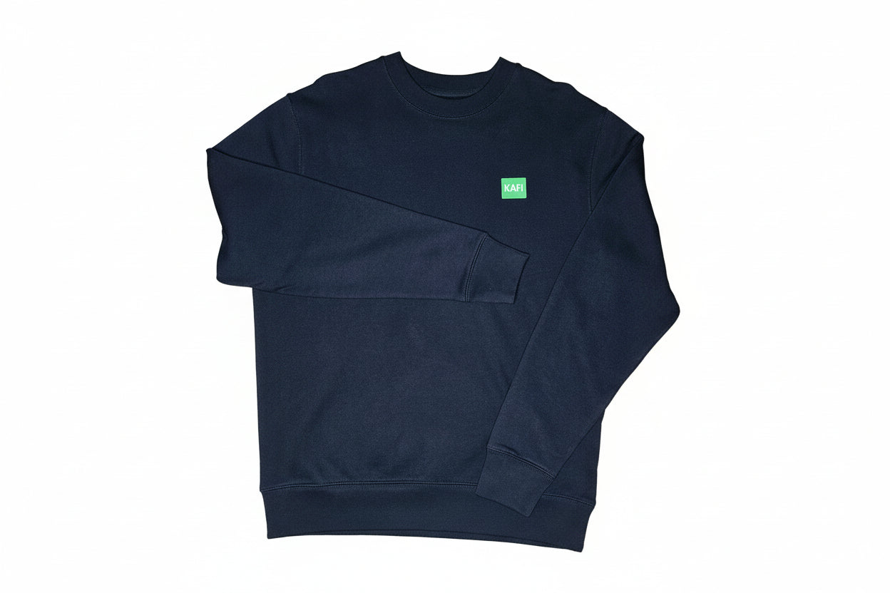 Sweat-shirt col rond enfant LOGO VERT