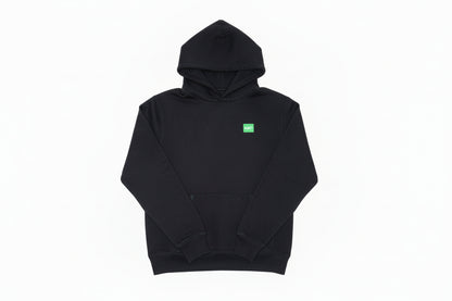Sweat-shirt à capuche enfant LOGO VERT