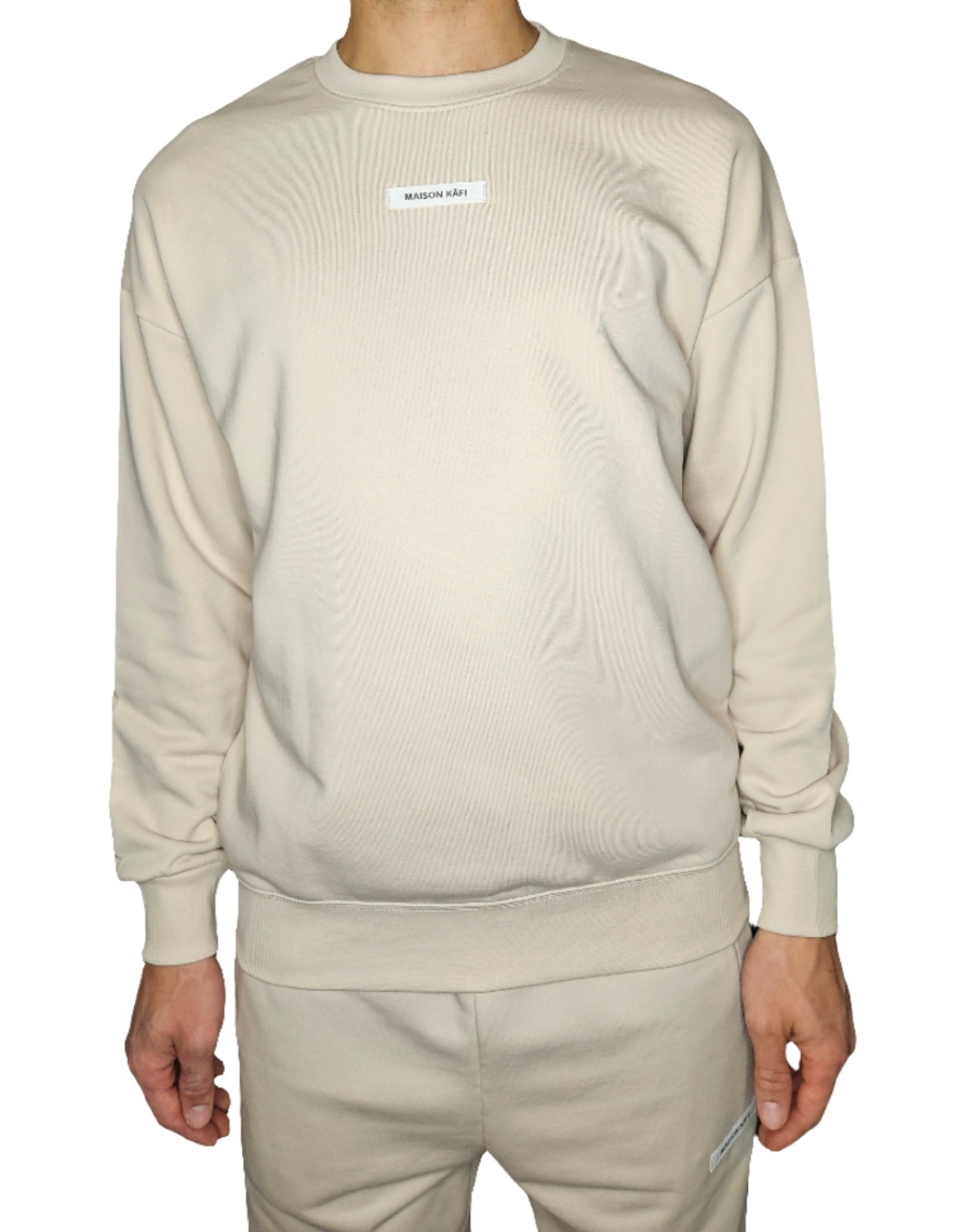 Sweat-shirt à col rond unisexe