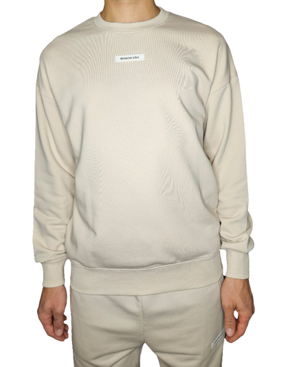 Sweat-shirt à col rond unisexe