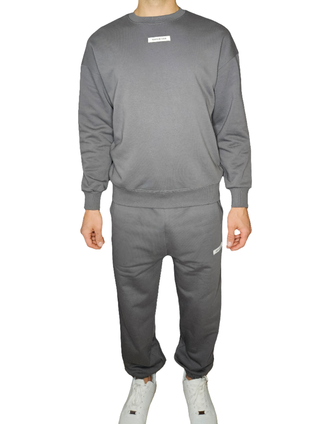 Sweat-shirt à col rond unisexe