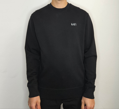 Sweat-shirt à col rond unisexe