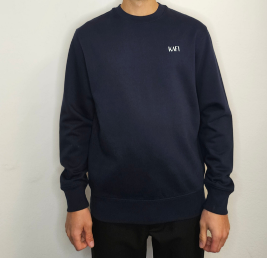 Sweat-shirt à col rond unisexe