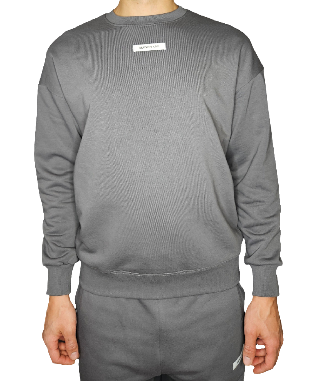 Sweat-shirt à col rond unisexe