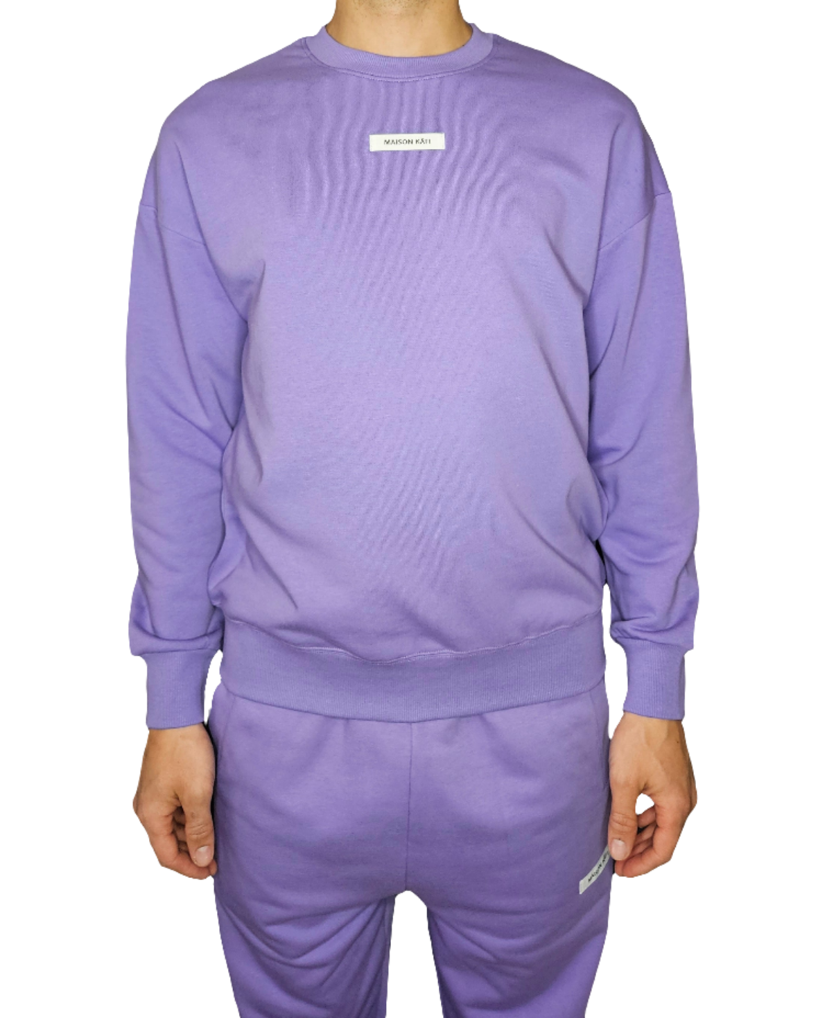Sweat-shirt à col rond unisexe