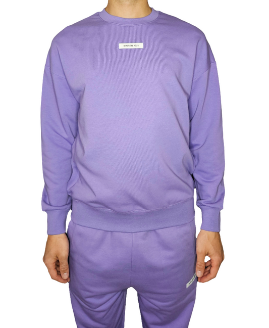 Sweat-shirt à col rond unisexe