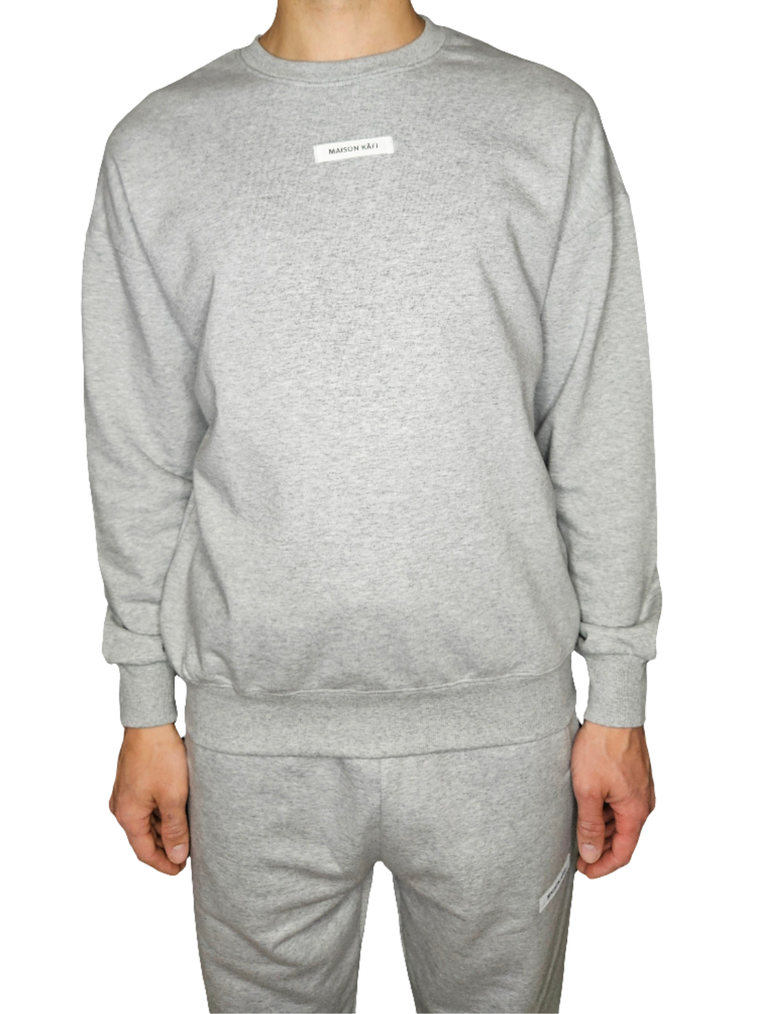 Sweat-shirt à col rond unisexe