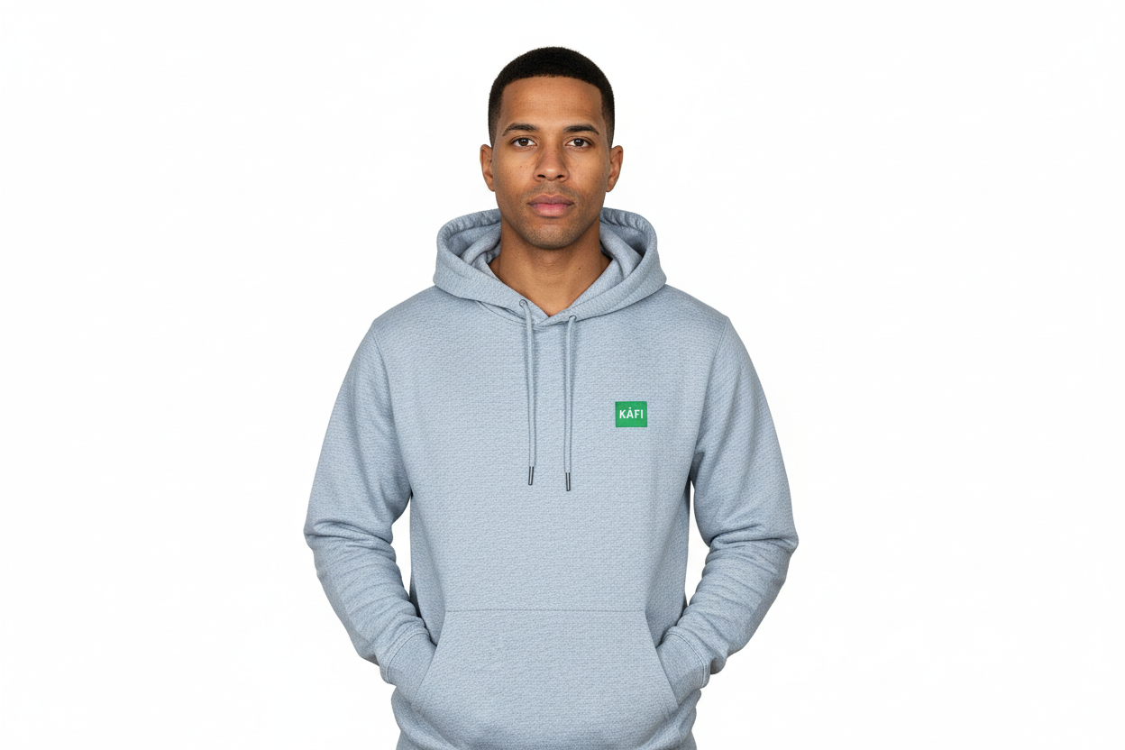 Sweat-shirt à capuche unisexe LOGO VERT