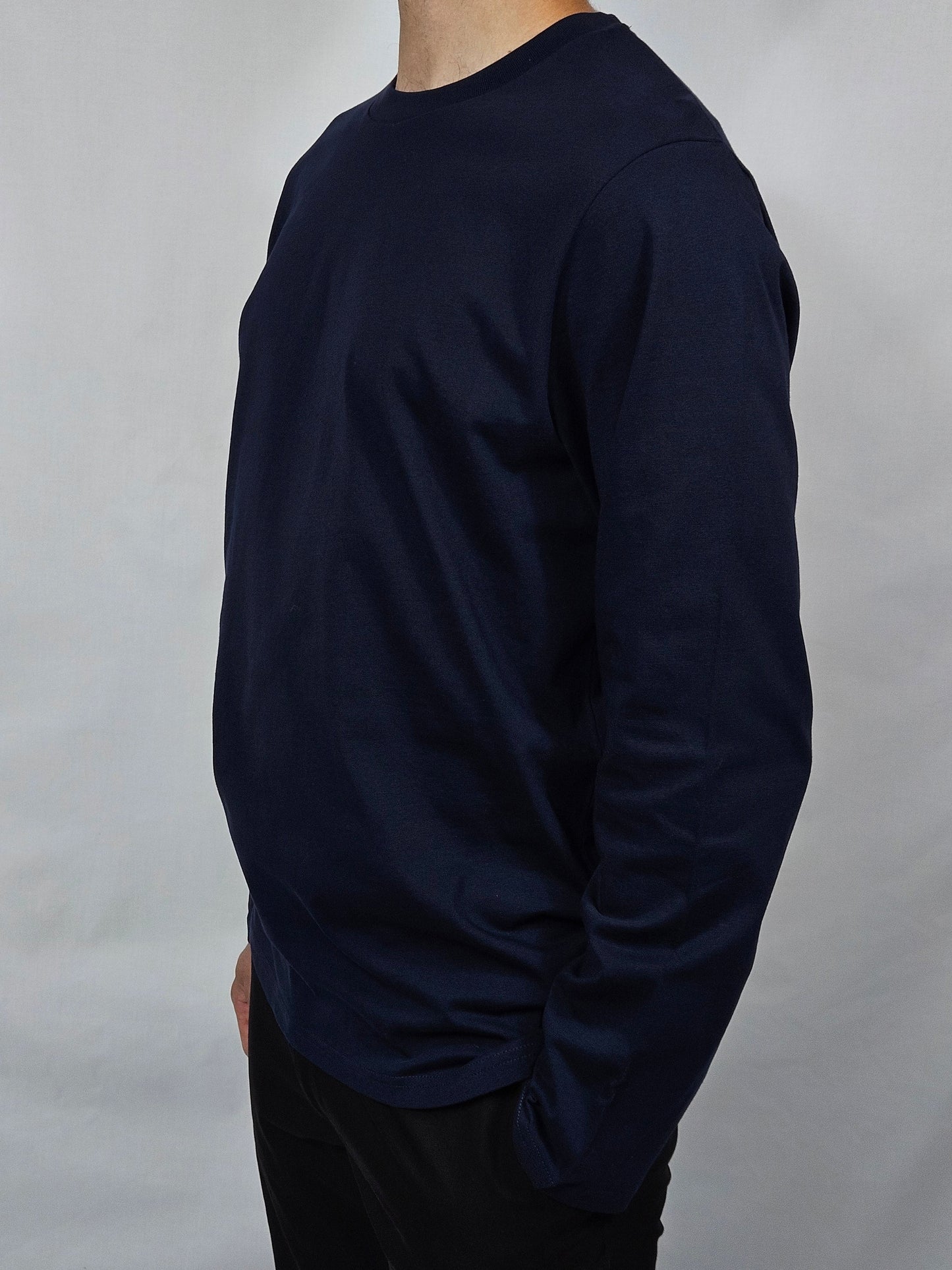 T-shirt unisexe manches longues uni