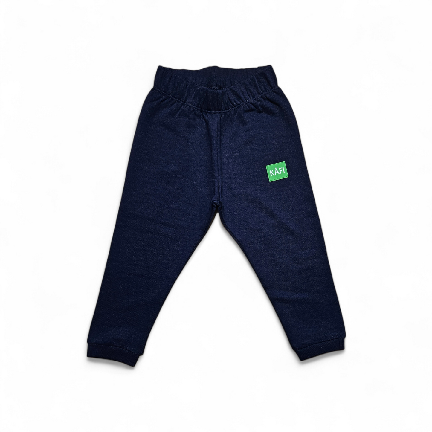 Pantalon bas de survêtement bébé LOGO VERT