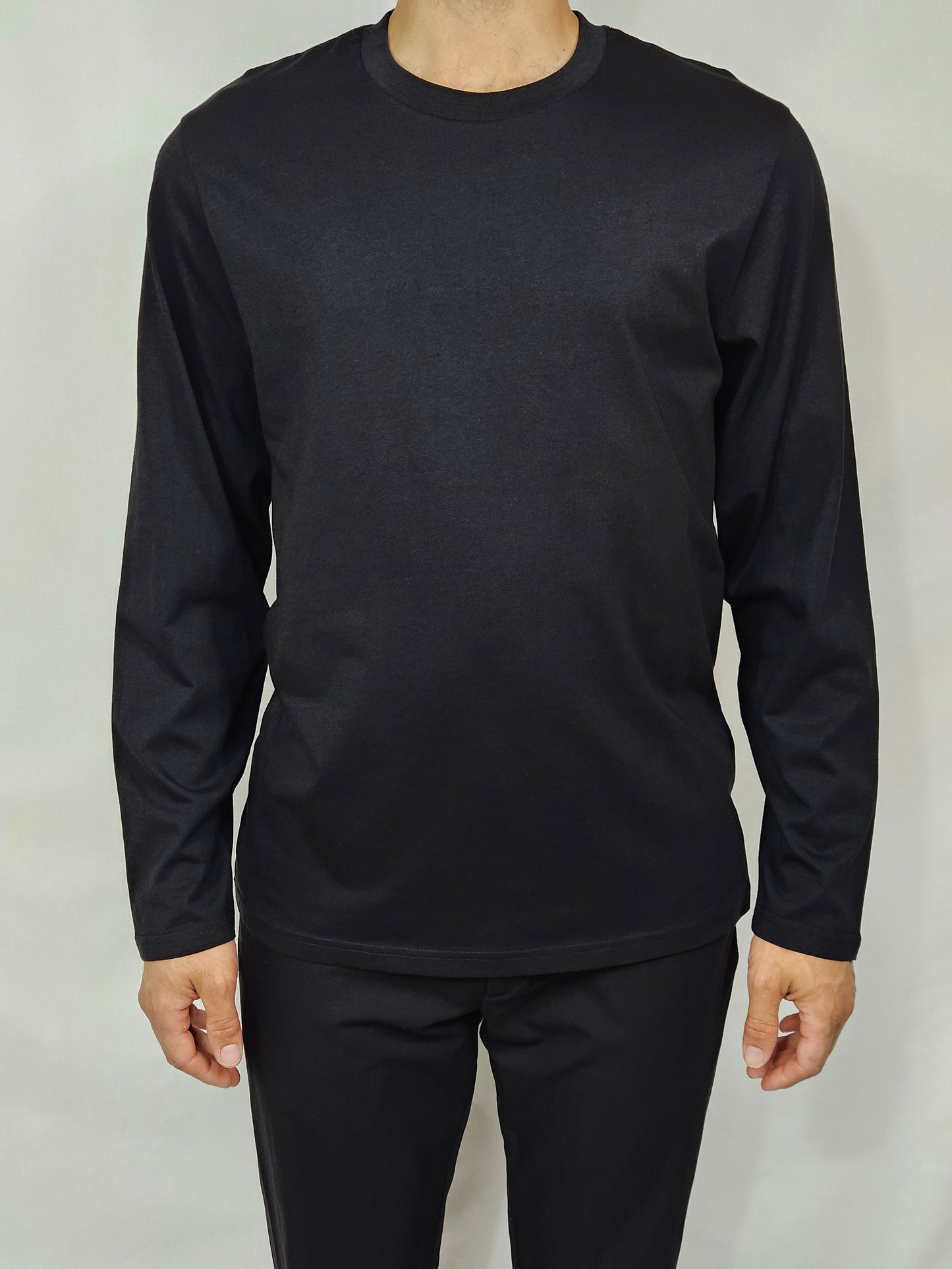 T-shirt unisexe manches longues uni