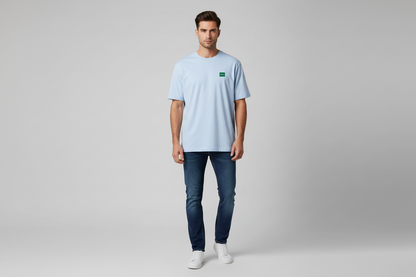 T-shirt décontracté unisexe LOGO VERT