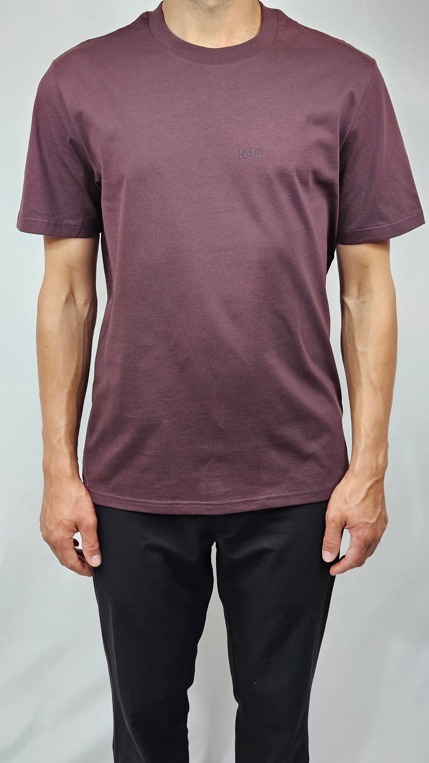 T-shirt unisexe logo relief