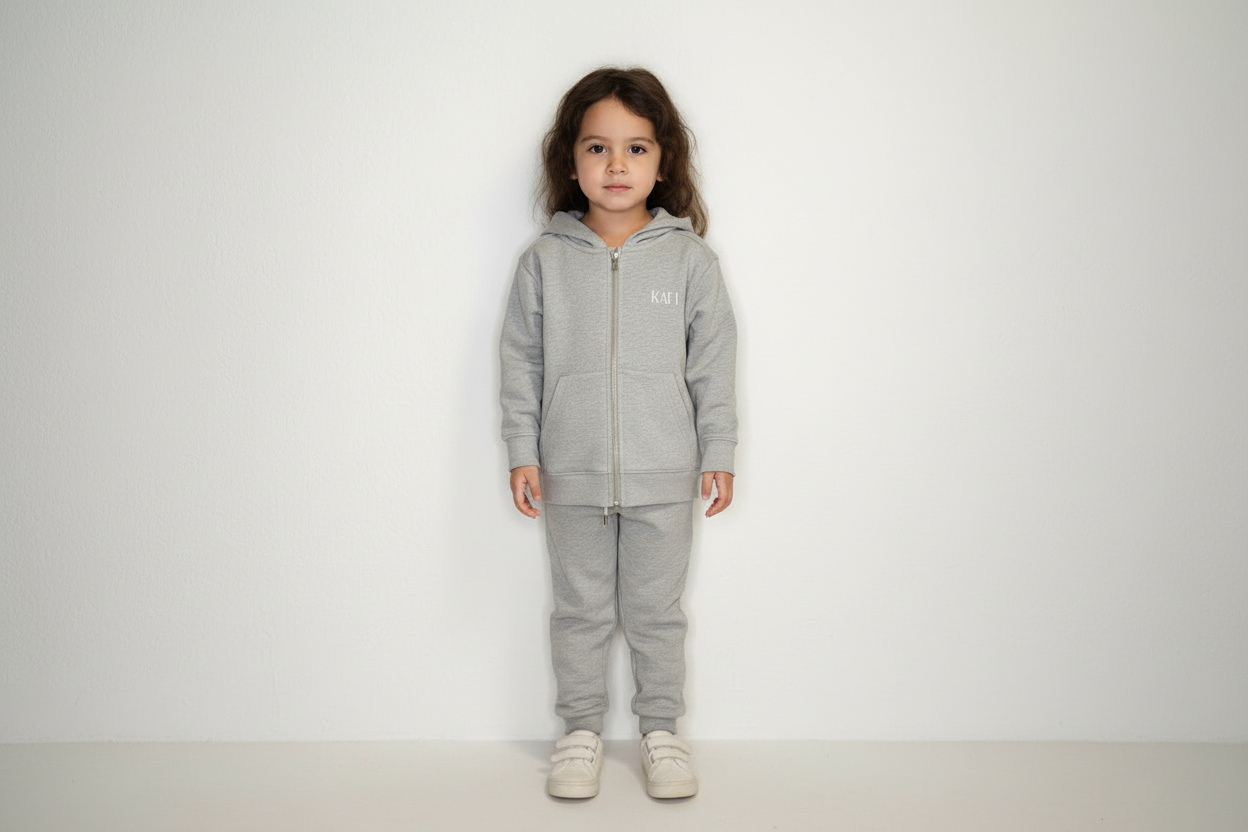 Sweat-shirt à capuche zippé enfant KAFI