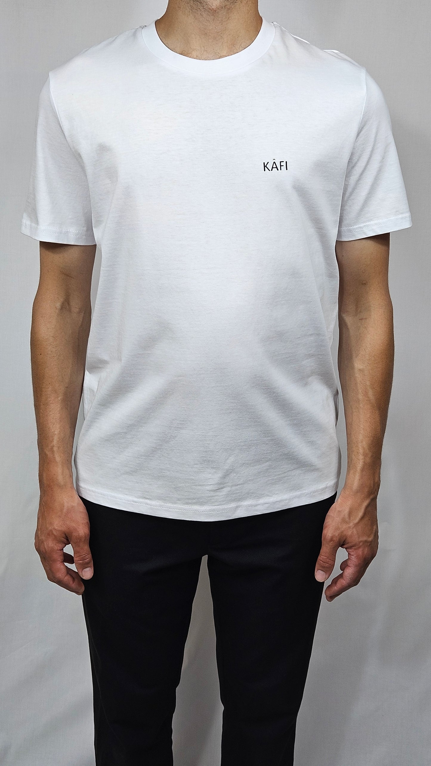 T-shirt unisexe logo relief