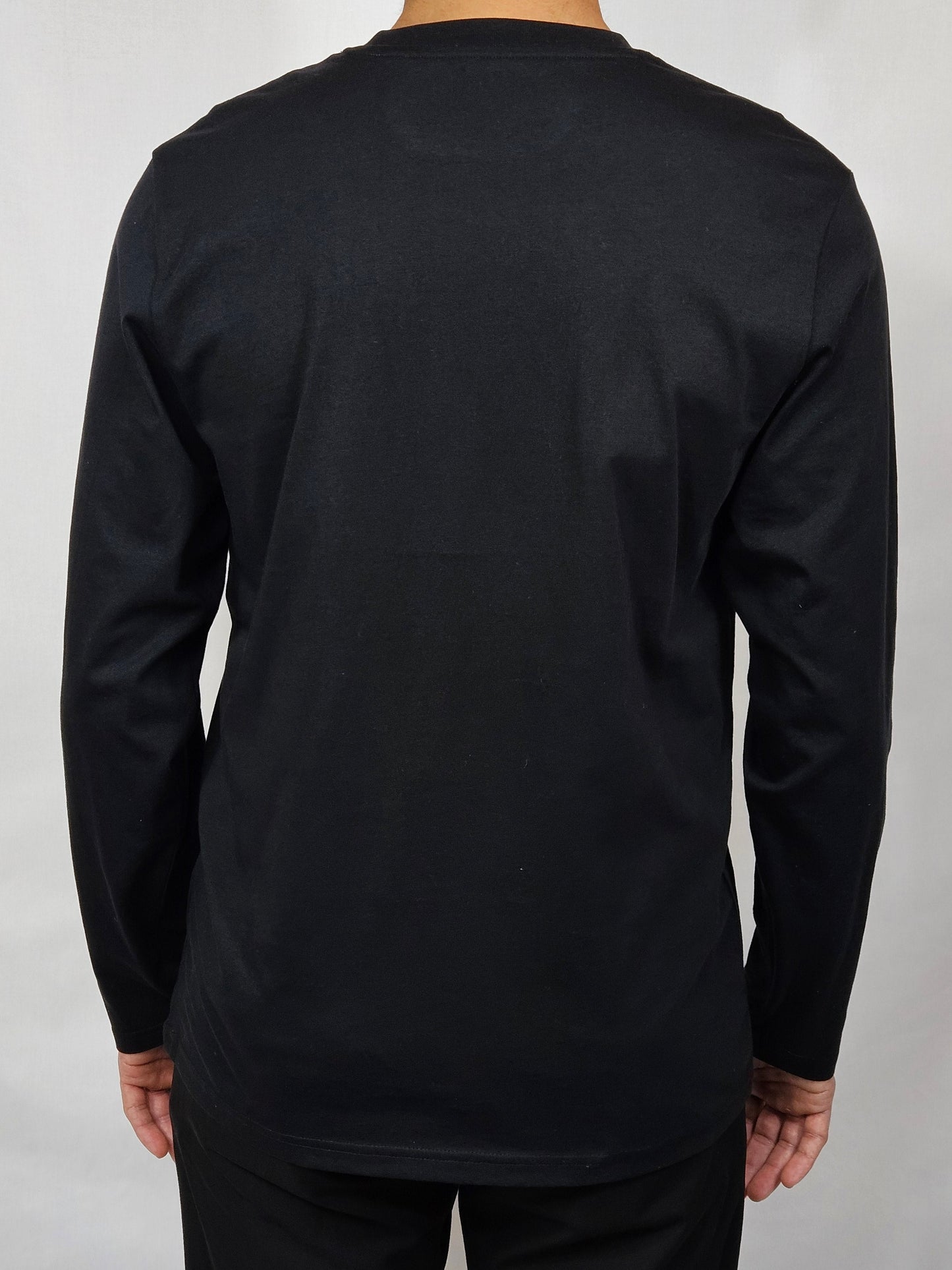 T-shirt unisexe manches longues logo relief