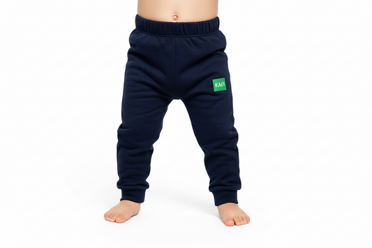 Pantalon bas de survêtement bébé LOGO VERT